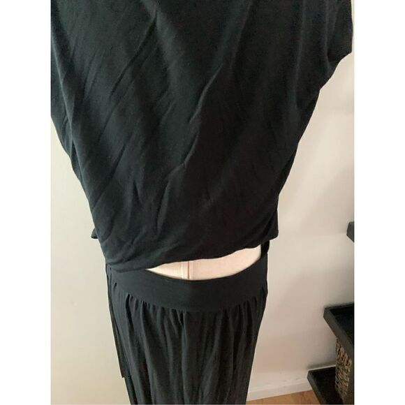 Feliciti and coco black maxi dress long size large - Picture 3 of 5